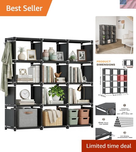 Modular cube bookcase - modular, 12-cube