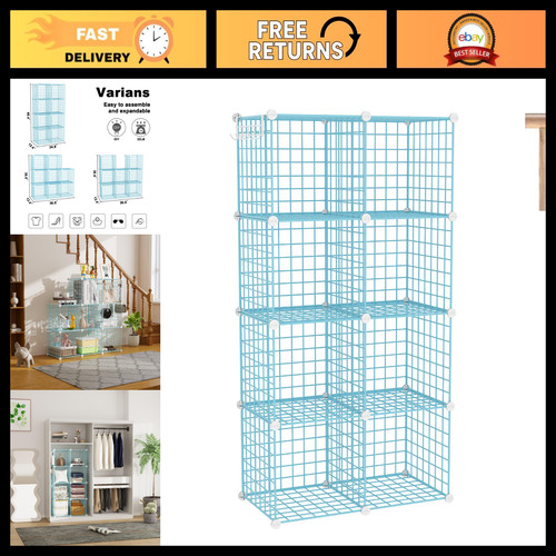 Cube wire storage organizer - 8-cube,