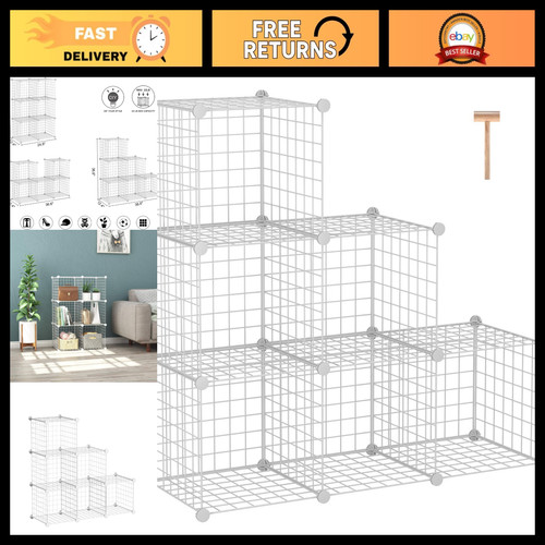 Cube wire storage organizer - 6-cube,