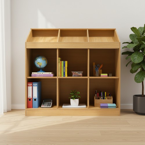 Cube wooden storage - 9-cube,